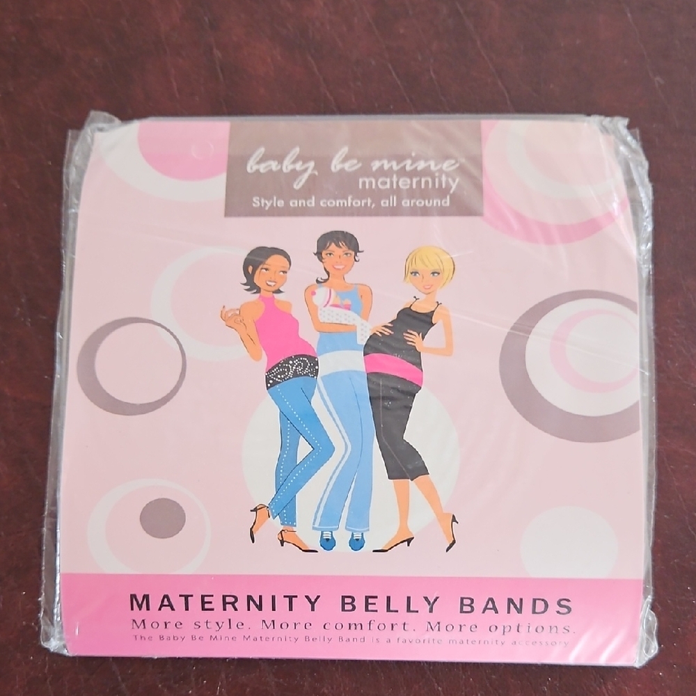 Baby Be Mine Size 1 Nude Maternity Belly Band New